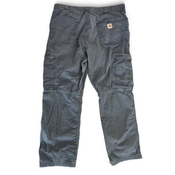 Carhartt Men's Relaxed Fit Gray Workwear Pants Straight Legged 38 x 32 - Picture 5 of 9